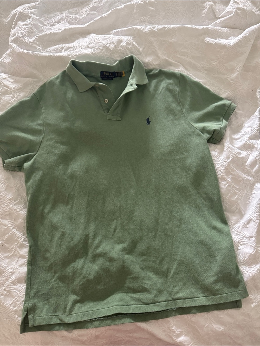 Polo by Ralph Lauren Light Green Men's slim fit Polo Shirt